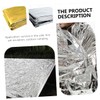 KICHOUSE Camping Blankets Survival Gear Set Reflective Aluminum Foil for