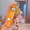 DIKIMO Cute Boba Bear Keychain Kawaii Bubble Tea Liquid Floating