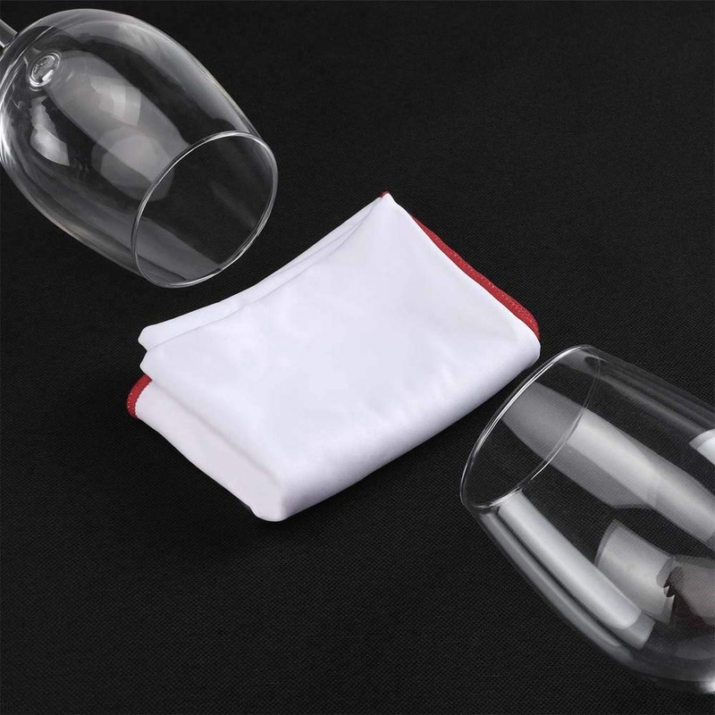 SKYIE Glass Microfiber Polishing Cloth Dish Towel
