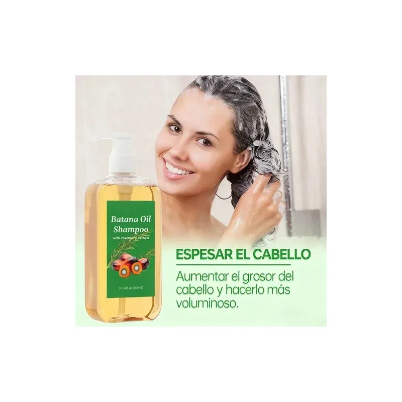 Shampoo Batana Oil Y Romero 300ml | Crecimiento Y Anticaída
