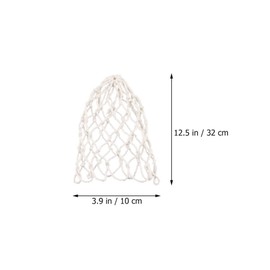 Gatuida 6pcs Billiard Net Bag Billiard Table Billiards Accessories Spair Pool Table Pool Mesh Pocket Pool Balls Bumper Pool Pockets Billiards Net White Hollow Out Cotton Snooker Table