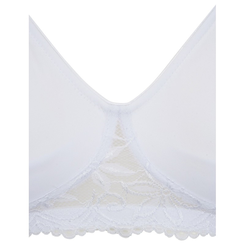 Ex Store Drop Cup Nursing Bra with Lace White 38