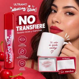 Kit 6 Labiales Mate Larga Duracion No Transfiere Ultramo