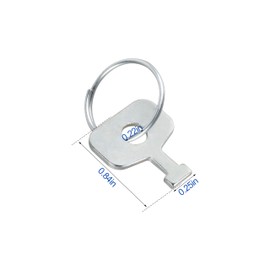 61-509 Emergency Release Key | for Schlage B571 & Falcon D271 Indicator Deadbolts | Standard Size Occupancy Indicator Deadbolt Panic Keys (4Pcs) (61-509 Emergency Release Key 4Pcs)