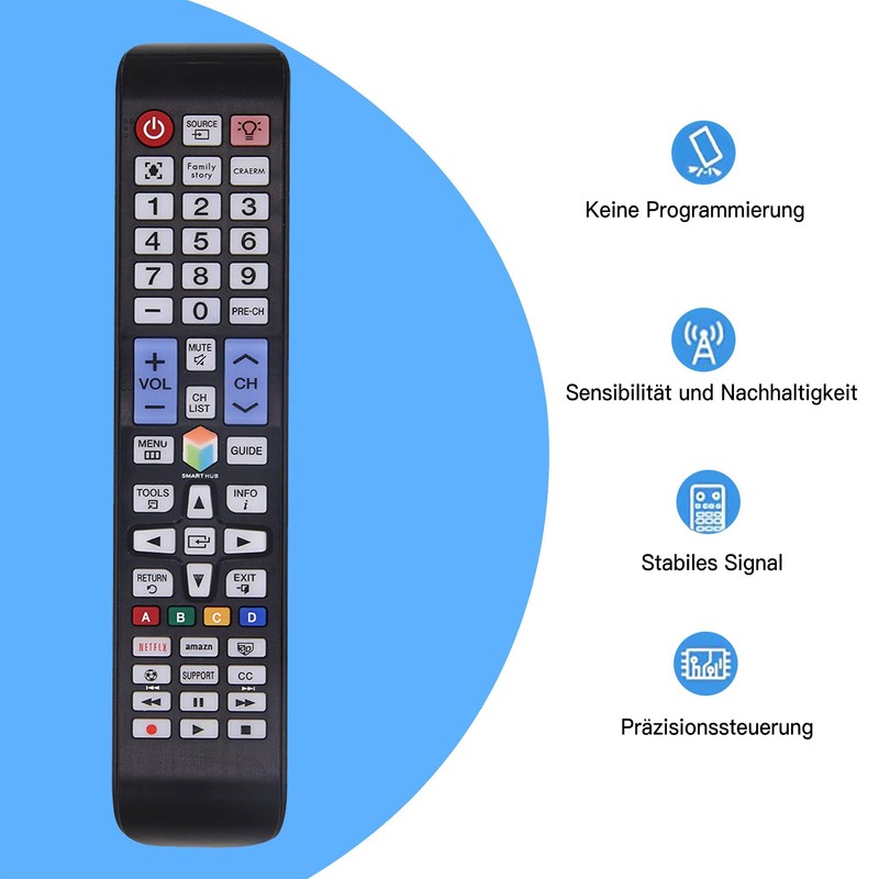 Universal Remote Control for All Smart TVs