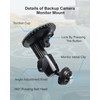 INSEETECH Windshield Suction Mount for Backup Camera Monitor - Heavy-Duty