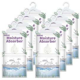 Ksend Moisture Absorbers, 8 Pack, 9.8 Oz Fragrance-Free Dehumidifier Bags, Portable Humidity Bags, Moisture Hanging Bag, Dehumidifier Packs for Closet, Bathroom, Kitchen, 11.8''x 6.3''