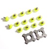 STUDIAMONDS Rubber studs for football boots, 14 football studs, standard