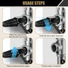 Double Head Screw Extractor, Pipe Screw Extractor, Tap Extractor, Removal