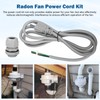 Power Cord Kit for RadonAway Radon Fans and Spruce Dryer