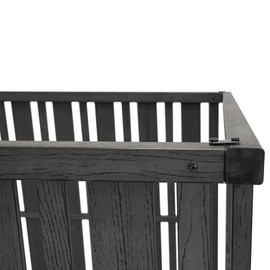 42in H x 41in W x 43in L (3 Panels) Freestanding Enclo Roanoke Charcoal Color Privacy Screen, Perfect Air Conditioner Fence, Vinyl Privacy Panels for Hiding and Concealing Outside AC Unit, EC18026