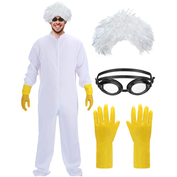 Zoooyawn 4 Pcs Halloween Back to the Future Costume for
