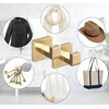Brushed Gold Bathroom Hooks Towel Hook Wall Hooks, Wall Mounted