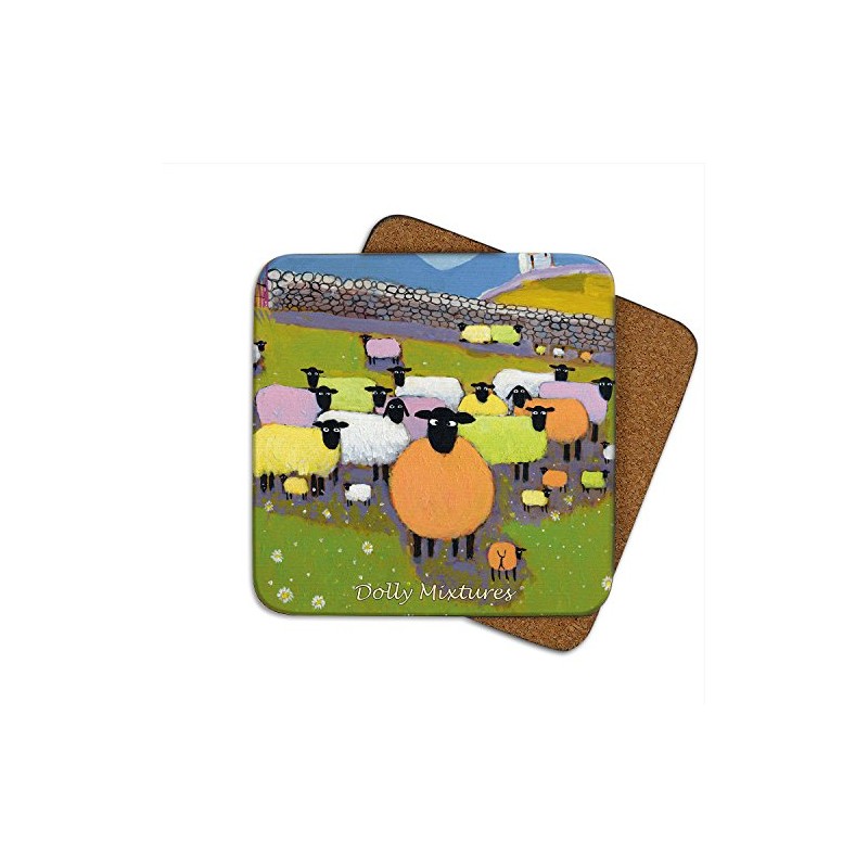 Dolly Mixtures Coaster by Thomas Joseph - Funny Sheep