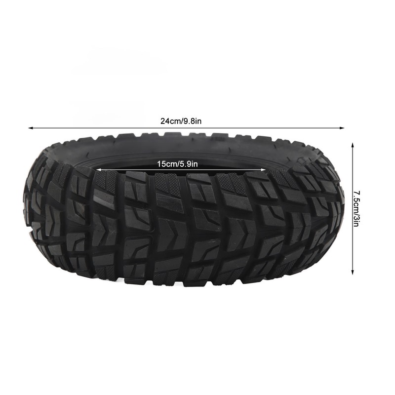80/65‑6 Electric Scooter Tires Excellent Grip Rubber Electric Scooter Tires