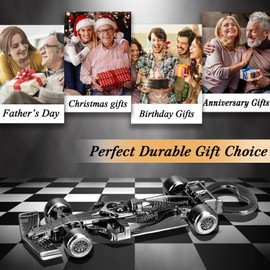 LKKCHER Abrebotellas de coche, regalos de coche de carreras para hombres, abrebotellas de cerveza de coche de carreras, regalos de padre, regalos de cumpleaños, Navidad para él, hombres, papá, marido,