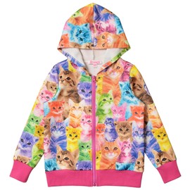 Big Girls Hoodies Zip Up Jackets Cat Sweatshirt Outfits Clothes 12 13