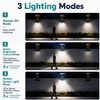 KAJICOO 416 LED Outdoor Solar Lights Waterproof with 300° Angle