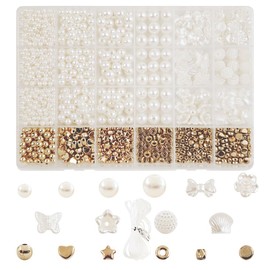 SSyang 1197 Pieces Beads for Bracelets, Bead Set Bracelets Adults, Jewellery Making Set, Beads for Crafts, for Easter, Christmas, Parties Used