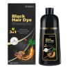 Champú Colorante Para El Cabello Kingming Black 3 En 1, Cobe