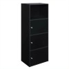 Pemberly Row 3 Door Cabinet in Black