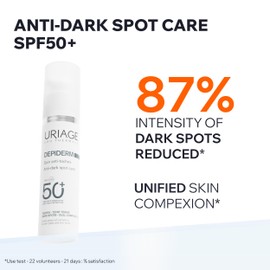 Uriage Dépiderm Anti-Dark Spot Daytime Care SPF50+ 30ml - Correction & Prevention of Dark Spots - Brightens Dull Complexion - Mela Technology, Vitamin C & UV filters - All Skin Types