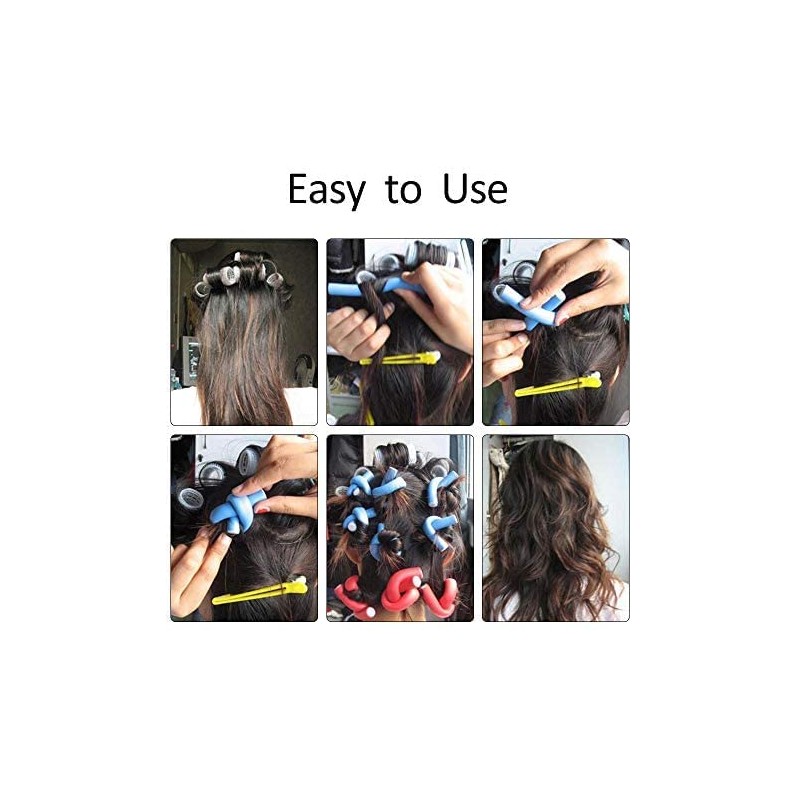 AIDUCHO 42 Pieces Twist Flex Bars Soft Foam Curler Set