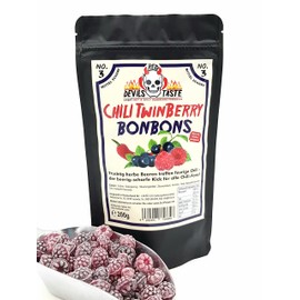 Chili TwinBerry Candy - Blueberry and Raspberry Spicy 200 g in Zip Bag (BliBerry)