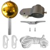 IGTOPS Flagpole Accessory Set, Flagpole Repair Kit, Flagpole Repair Parts
