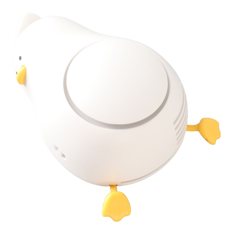 Hanging Neck Fan Adjustable Lanyard Cute Duck Cartoon Shape Hands