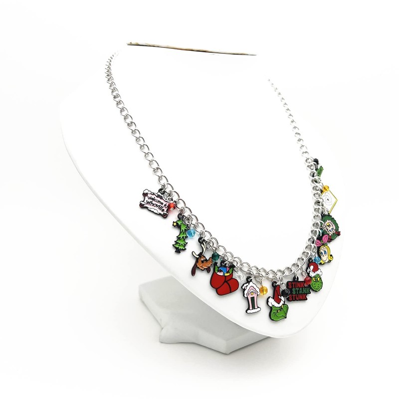 DreamWater Classic Christmas Charm Necklace