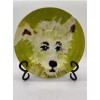 Anthropologie NEW Anthropologie 8.25" Dessert Plate Furry Friends Carole Akins