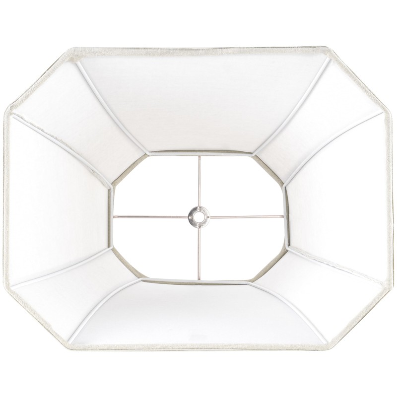 GO&SO Square Cut Corner Lampshade, 8x14x11 Inch Medium Table Lamp