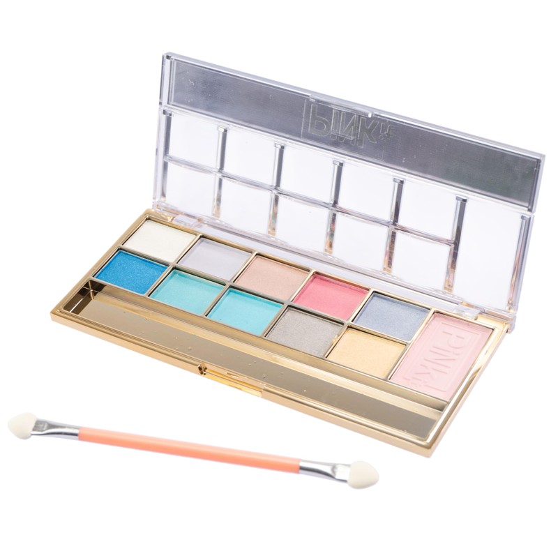 PINKIT Small Makeup Palette - 1 Hard Case with Makeup