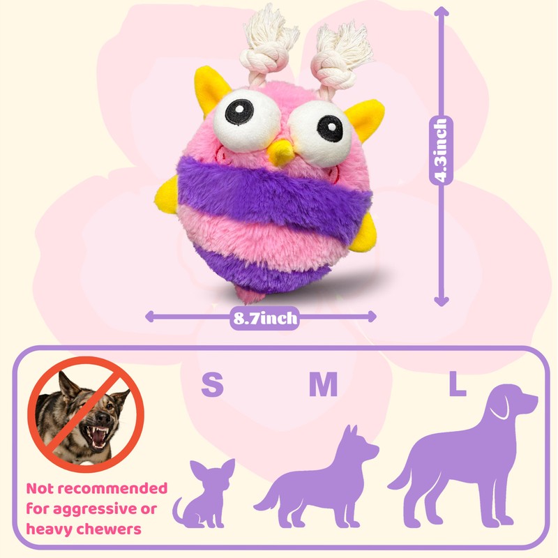GUKCO Moving Dog Toys – Rechargeable Interactive Dog Squeaky Toy