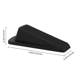 KEILEOHO 10 Pack Door Stoppers, Rubber Door Stoppers for Bottom of Door, Rubber Stoppers Wedge for Bottom, Stackable Door Stops of Door Tile, Concrete, Carpet, Wooden Floor