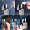 NINSI Smart Kerosene Soft Flame Refillable Lighter, Dual Arc Plasma