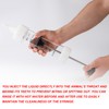 500ML Large Veterinary Metal Feeding Needle Tube with Nozzle, Adjustable