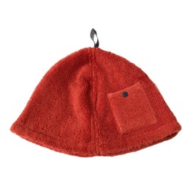 Kontex Imabari Sauna Hat, Pocket, Imabari Towel Brand, Certified Sauna Hat, orange