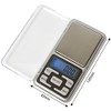 Bascula Digital Portátil Gramera 0.01g a 200g sensor de precisión