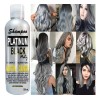 12 Shampoo Gris Plata Matizador Cabello Platinum Black