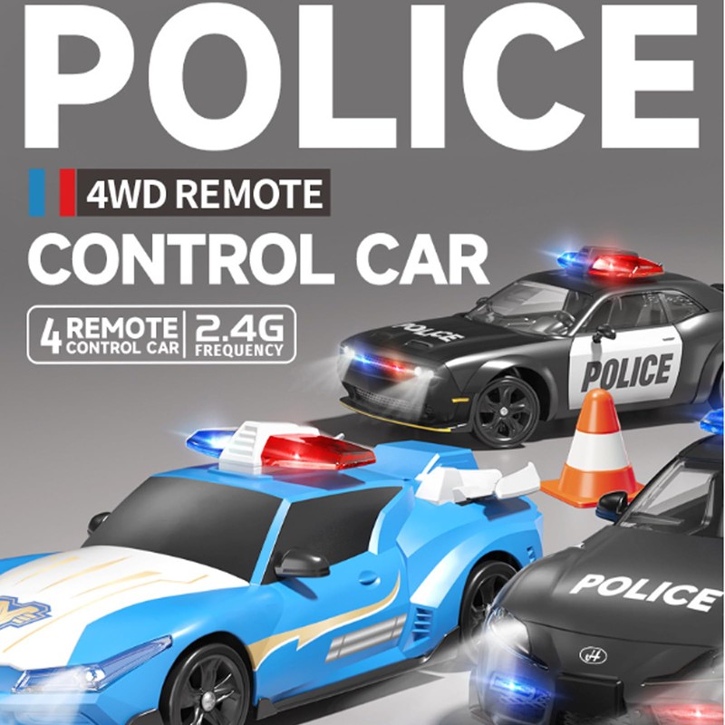 Fullware Remote Control Car Police Car Blue