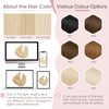Silk-co Double Stitched Tape Extensions Real Hair Pack of 20,