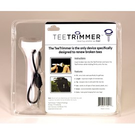 Broken Golf Tee Solution | Tee Repair Tool Easily Sharpens Broken Wood & Plastic Tees | Great Accessory for Golf Bag | Excellent Gift for Golfers