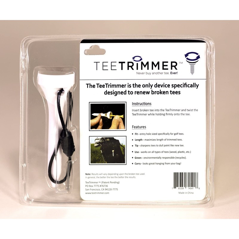 Broken Golf Tee Solution | Tee Repair Tool Easily Sharpens