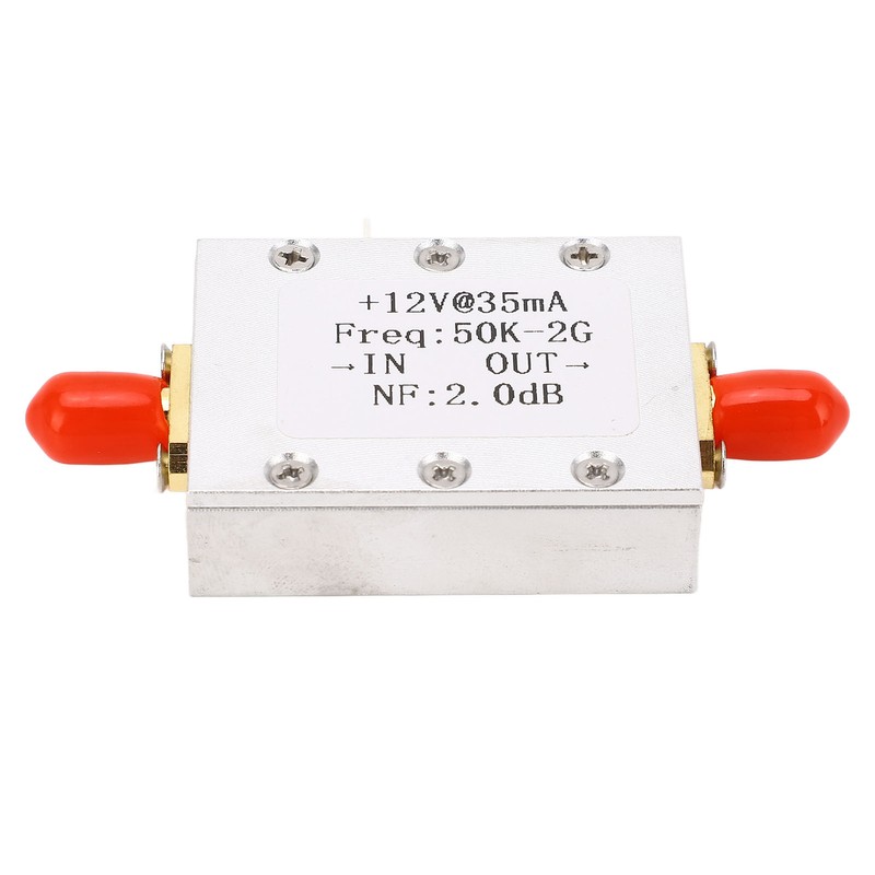 Broadband Amplifier 50K‑2GHZ LNA Amplifier Low Noise 31dB High Gain
