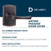 Delaney Callan Hardware Artino Passage Door Handle, Fits Doors 1-3/8