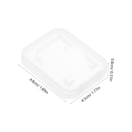 LABRIMP 20PCS Memory Card Storage Case Holder Compact Organizer Box for Travel and Home Use Design Compatible Micro and Standard Cards