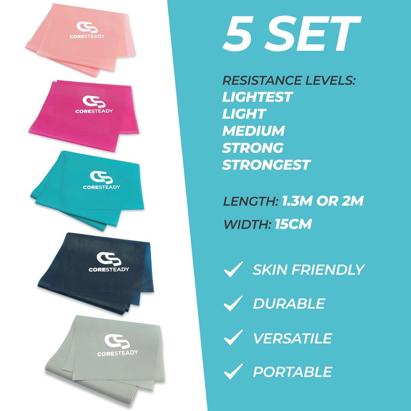 Coresteady Resistance Band For Men & Women - Exercise Band