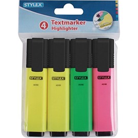 Stylex Text Marker (Pack of 4)